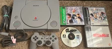 Sony PlayStation 1 PS1 Original Console System Bundle And Games