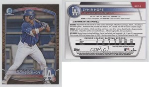 2025 Bowman Chrome Prospects Reptilian Refractor Zyhir Hope #BCP-2