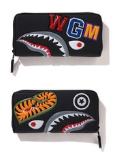 A BATHING APE Men's SHARK LONG WALLET 1L70-190-015