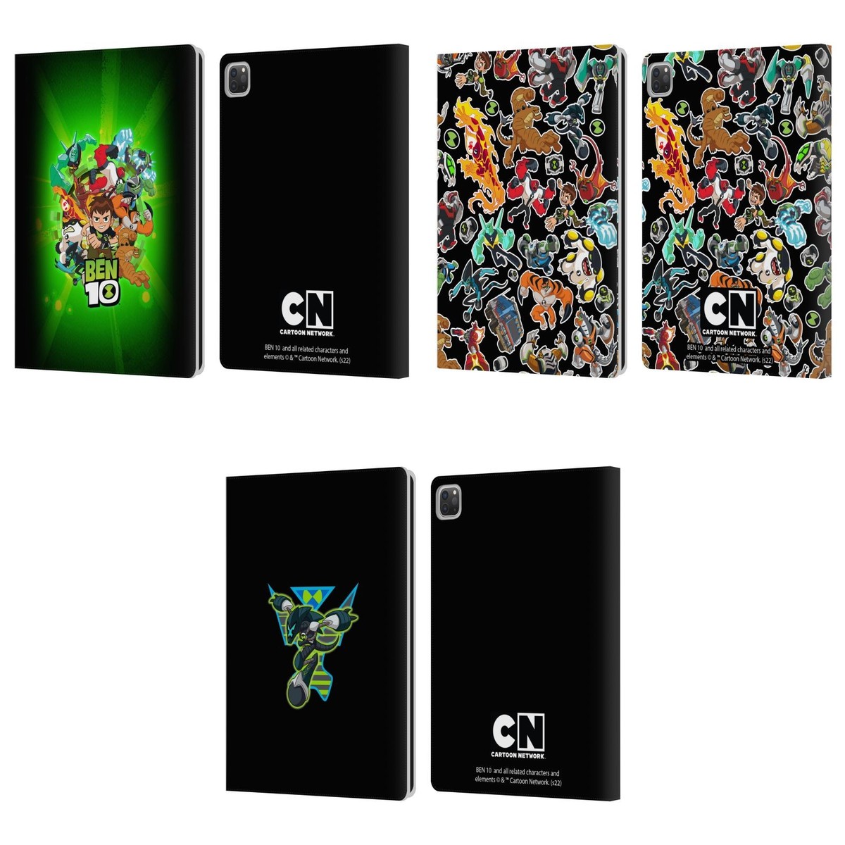 OFFICIAL BEN 10: ANIMATED SERIES GRAPHICS LEATHER BOOK CASE FOR