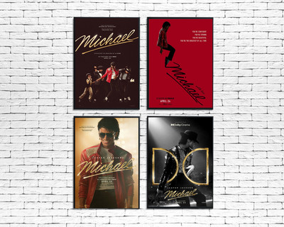 Michael Jackson Filmposter 2026 Teaser Musik Film Kino Wohndeko Drucke