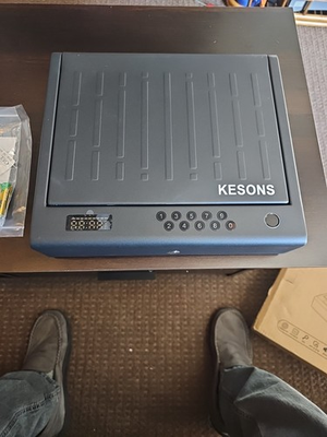 #ad Kesons Fingerprint Safe Use Fingerprint Password Or Key To Open $65.69