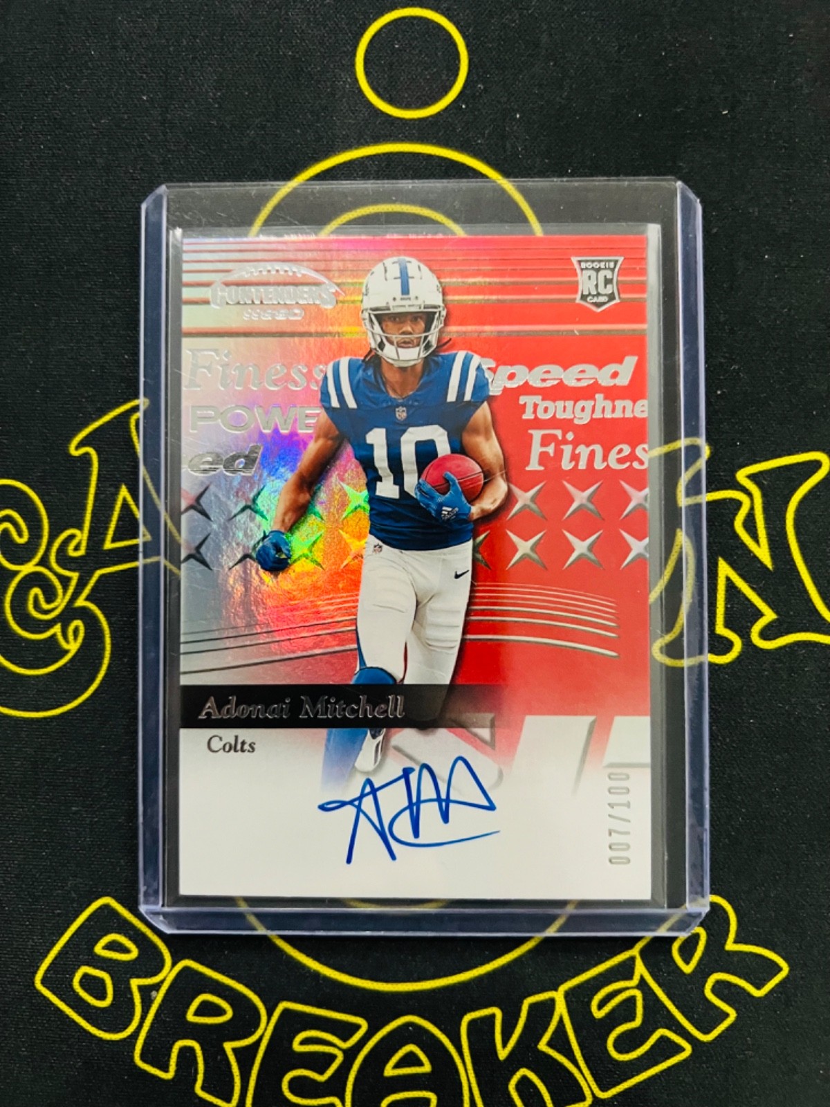 Adonai Mitchell Panini Contenders 1999 Contenders Autographs #CSAML Base