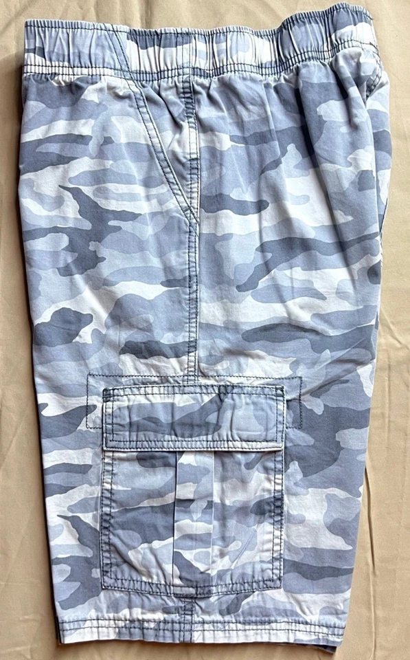 Boys Children's Place Pull-On Cargo Shorts - Olive Camo - Size 16 Husky!! - Image 2 of 4