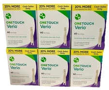 300 +60 One Touch Verio Test Strips~Fresh~1/31/27~$122~($33.90/Per 100)~FR SHIP