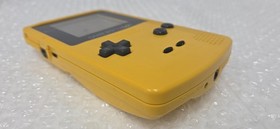 Nintendo Game Boy Color CGB-001 Yellow No Battery Cover (Tested & Clean)