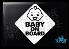 Baby On Board Car Decal Sticker Cute Vehicle Window Safety Sign
