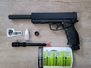 Kit UMAREX HDP.50 TRAUMATIC GUN +20 JOULES - Pistolet + Billes + CO2
