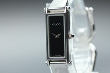 [Quasi come nuovo] Orologio da donna Gucci 1500L argento quadrante nero 12...