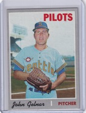 1970 Topps Baseball #393 John Gelnar - Seattle Pilots