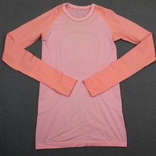 Lululemon Swiftly Tech Long Sleeve Shirt Womens 4 Thumbholes Run Yoga Athletic