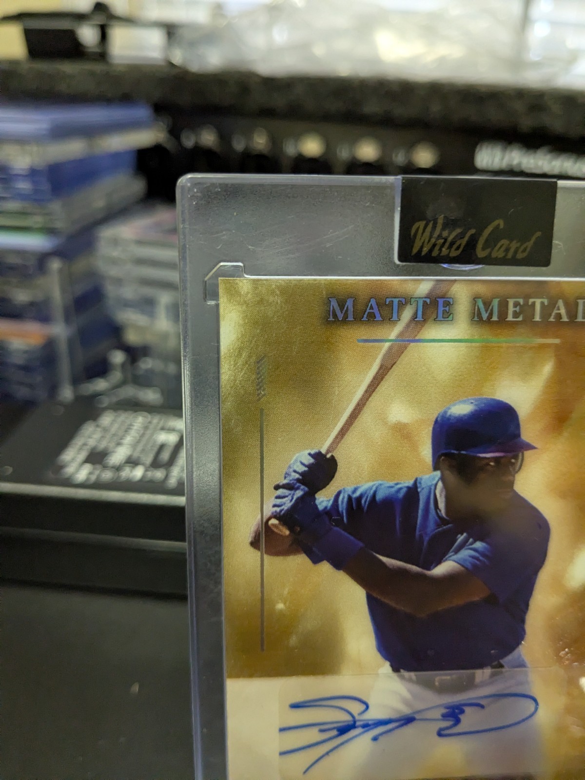 2026 Wild Card Matte Metal Sammy Sosa Chicago Cubs Auto 1/1 MMPCTa3-SSA view 3