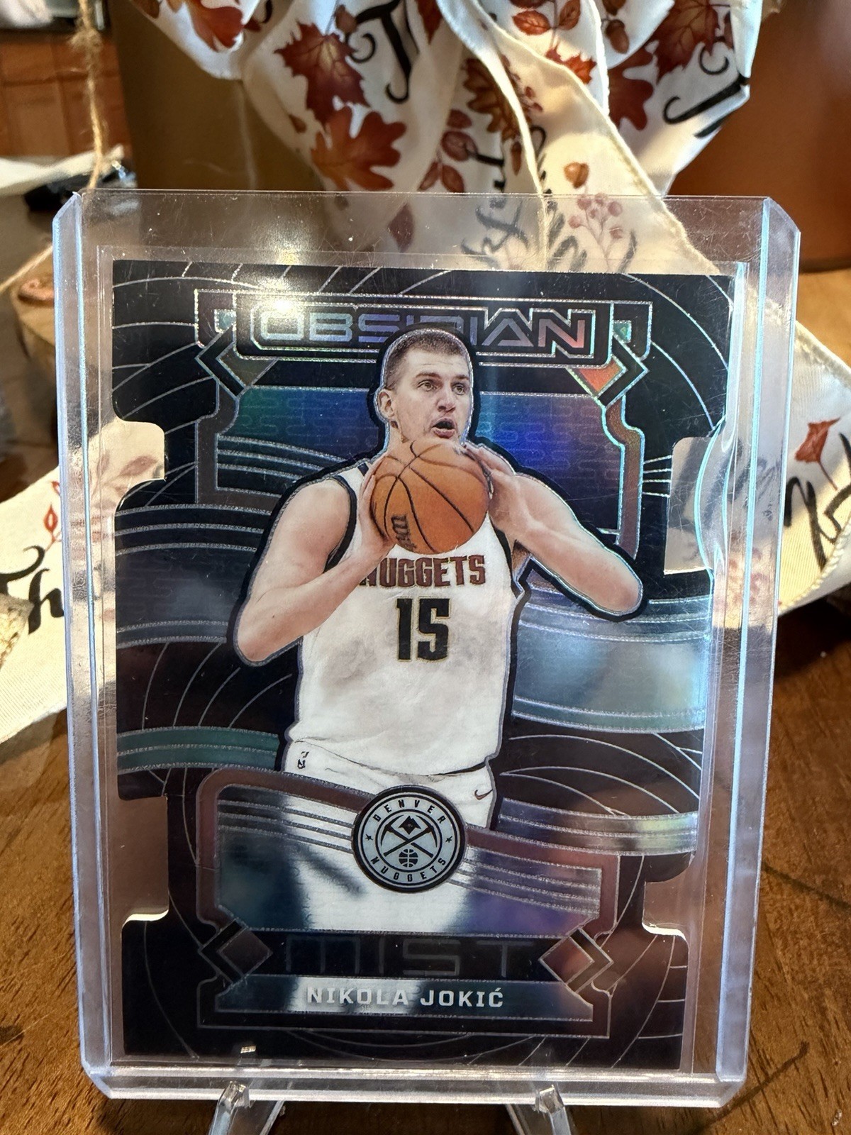 2023-2024 Nicola Jokic Panini Obsidian Die Cut Mist Case Hit
