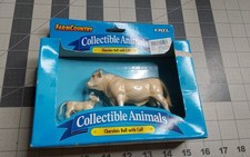 ERTL Charolais Bull with Calf Collectible Animals Farm Country 1995 NEW IN BOX