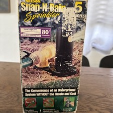 Nelson Snap-N-Rain Sprinkler Model 5005 Brand New In Box Made in USA Vintage