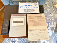 Phillips/Magnavox CDB266 Player 1 Owner CARTRIDGE REMOTE MANUAL Made in Belgium