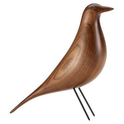 NIB Vitra House Bird by Charles & Ray Eames Walnut Wood or Black Alder Sculpture