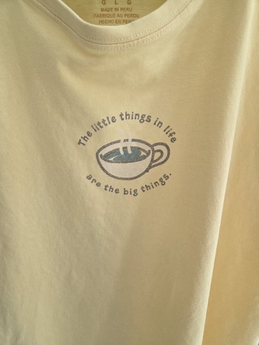 Life Is Good Tee Shirts Womens Large Pre-owned Yellow/Orange Set Of 2 Used - Picture 4 of 11