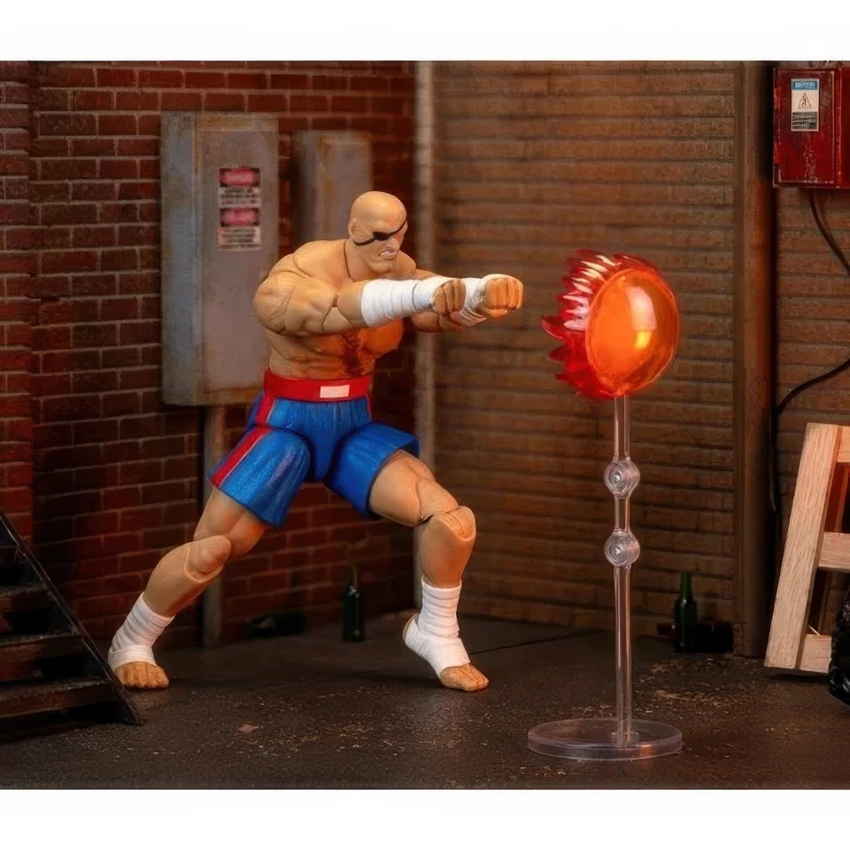 Figura de acción Ultra Street Fighter II Sagat escala 6 pulgadas de lujo Foto 2 de 4