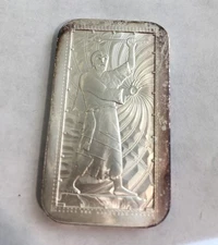 ONE Merlin The Magician 1 troy oz 999 Silver Bar Daniel Carr