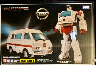 Transformers MP-30 Nissan Cherry Vanette Takara Tomy Ratchet. New. Opened Box