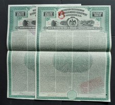 Meksyk - Prace nawadniające i rozwój rolnictwa - 1908 - 4,5% obligacji 2x