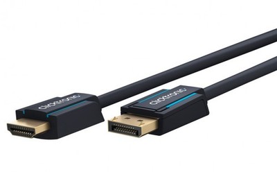 Clicktronic  Aktives DisplayPort-auf-HDMI -Adapterkabel 4K/60Hz