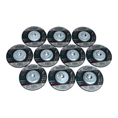 United Abrasives Sait 20161 Depressed Center Concrete Grinding Wheel, 4 1/2 In