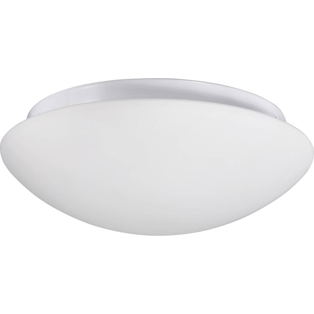Plafonnier avec détecteur de mouvements Sygonix SY-5844660 blanc E27 pour couloir
