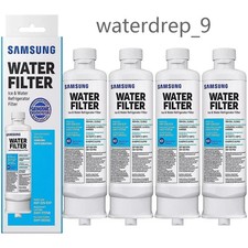 4 PACK Genuine Samsung DA97-17376B HAF-QIN/EXP REFRIGERATOR Water Filter NEW