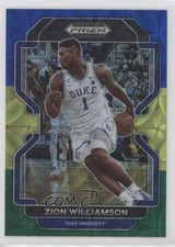 2022 Panini Prizm Draft Picks Choice Blue Yellow & Green Zion Williamson #49 y8h