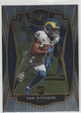 2020 Select #171 Van Jefferson Prizm Premier Level Rookie Card RC Rams. rookie card picture