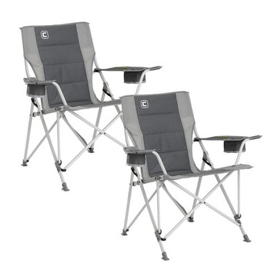 CORE Extra Large Tension Chair | Foldable Chair with Cupholders for Indoor Ho...