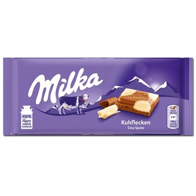 (21,67 /1kg) Milka Kuhflecken Schokolade 90g Tafel