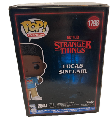 Funko Pop! Stranger Things Lucas Sinclair (with Popcorn) #1798 | eBay
