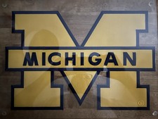 University Of Michigan Iron-on Embroidered Patch, 9.5  X 14  
