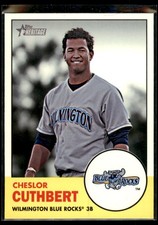 2012 Topps Heritage Minor League Cheslor Cuthbert #157 Wilmington Blue Rocks
