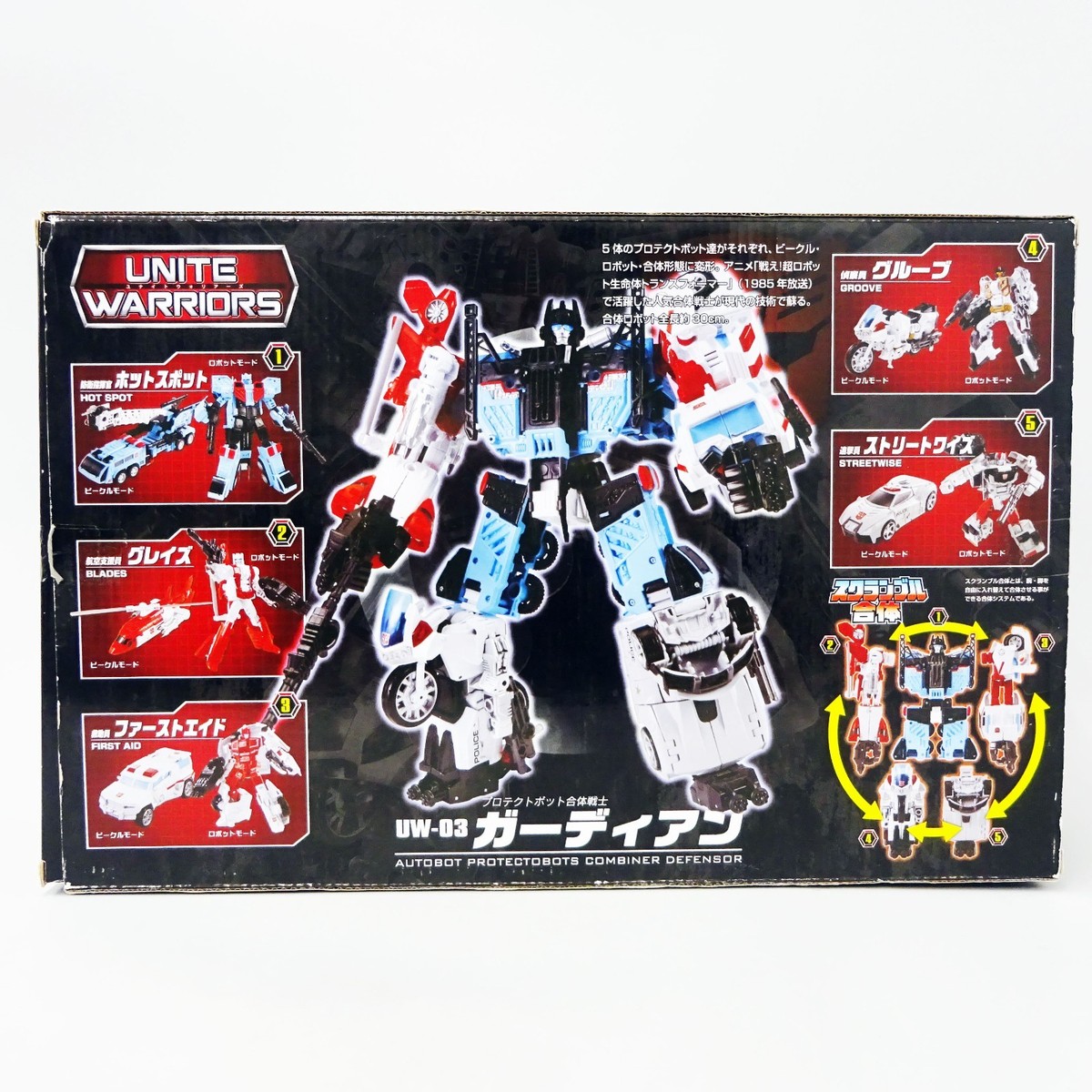 Transformers Unite Warriors UW-03 Guardian Action Figure Takara