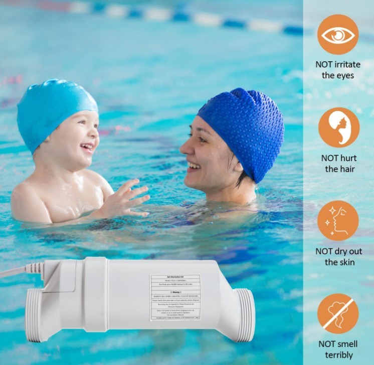 W3T-CELL-3 15,000 Gallons Swimming Pool Salt Chlorine Genera