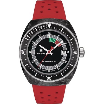Tissot Sideral S Powermatic 80 Rot Unisex Armbanduhr T1454079705702