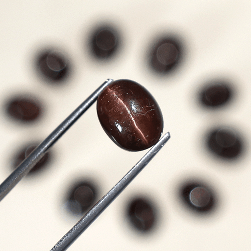 11 piezas piedras preciosas de cabujón ovalado de 8,8 mm-10 mm de escapolita natural sin tratar - Imagen 6 de 12