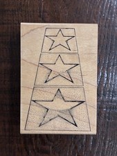 STAR SIDEWALK Mounted Rubber Stamp by STAMPA BARBARA NEW