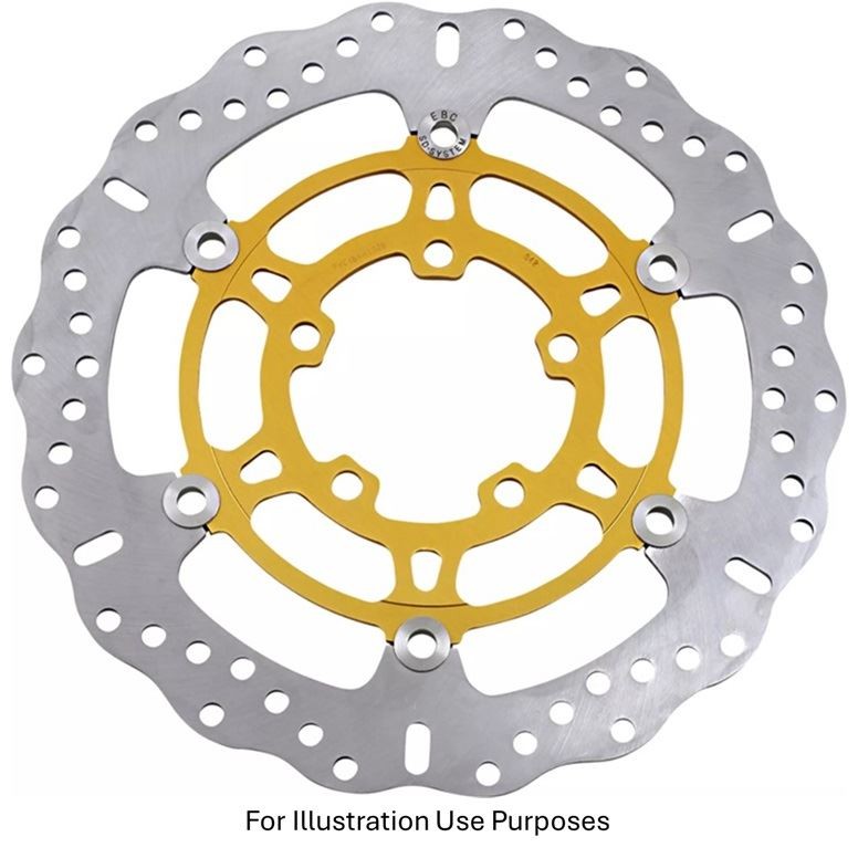EBC Stl Cont Brake Dsc FRHS for Triumph Tiger 1200 XC To VIN; 740276 16-18