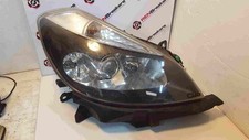 Renault Clio MK3 2005-2009 Drivers OSF Front Headlight Black Back 8200261615