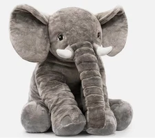 Homily Stuffed Elephant Plush Animal Toy 24 INCH With Free Shipping