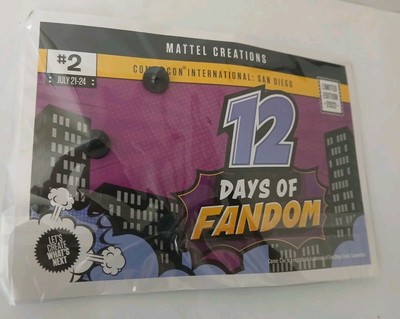 SDCC 2022 Mattel 12 Days Of Fandom Master Of The  Universe 3 Piece Pin Set (K3)