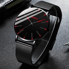 Waterproof Men's Watch Stainless Steel Quartz Luminous Classic Watches Business 