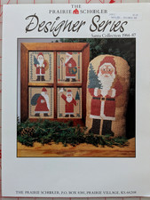 The Prairie Schooler Chart DESIGNER SERIES Cross Stitch SANTA COLLECTION 1984-87