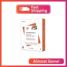 Hammermill Printer Paper, Premium Inkjet Laser Paper 24 Lb, 8.5 x 11-1 Ream 5