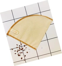 Reusable Organic Cotton Pour Over Cone Filters for V60 (Double Layer) Cotton ...